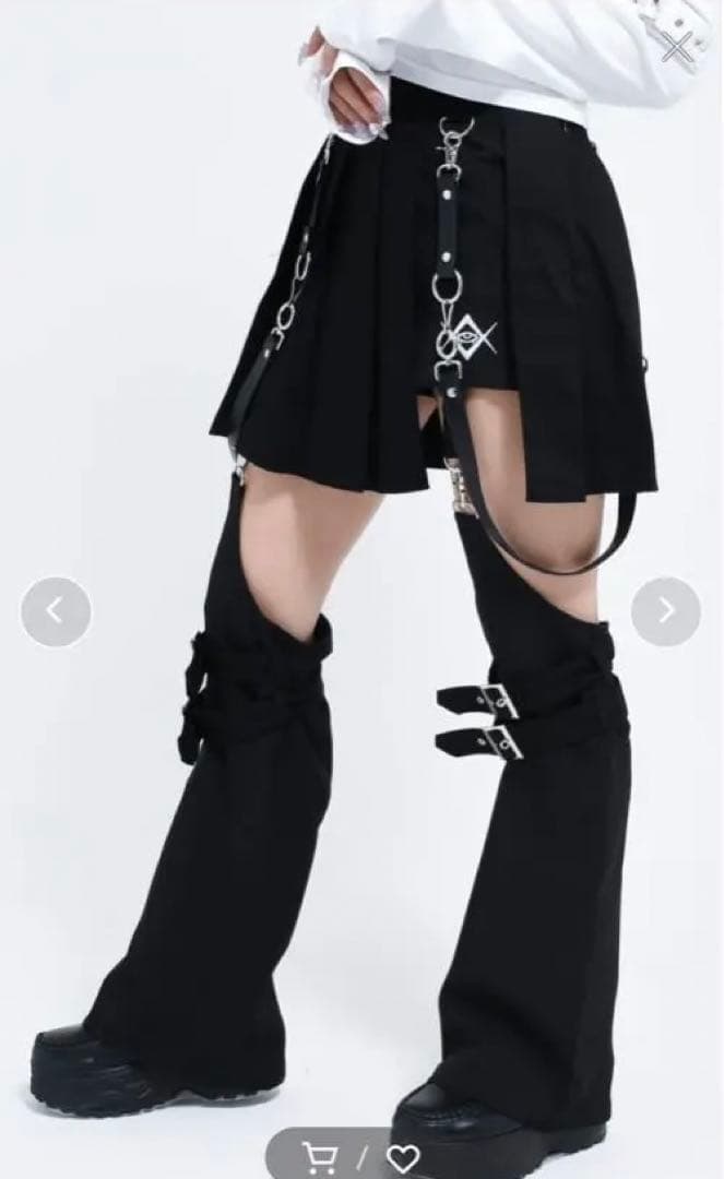 『REFLEM/レフレム』レッグカバー付きレイヤードショーパン