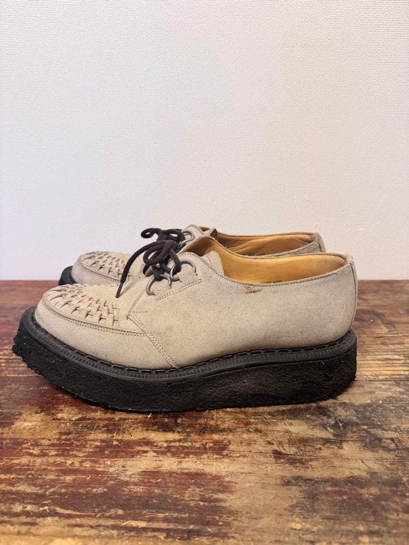 E COX ジョージコックス ベージュ 3588 Size9