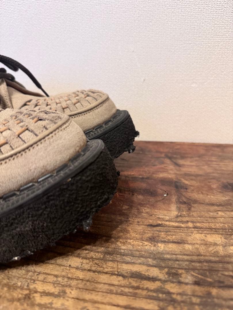 E COX ジョージコックス ベージュ 3588 Size9