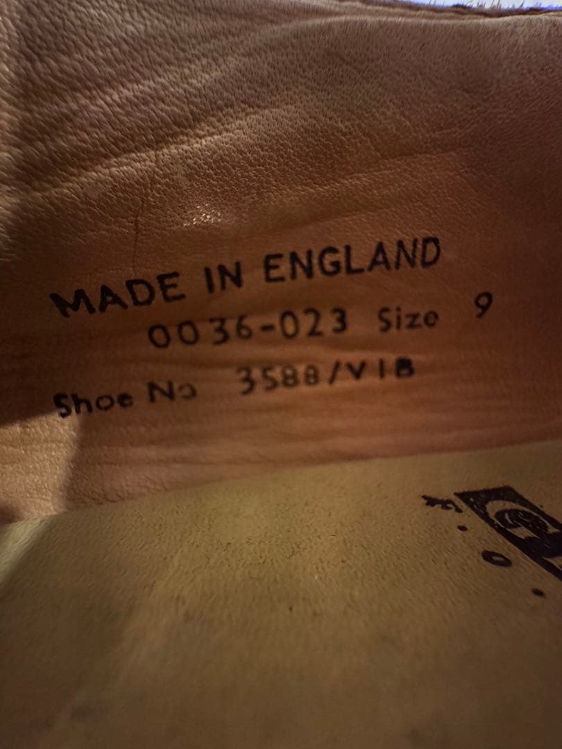 E COX ジョージコックス ベージュ 3588 Size9