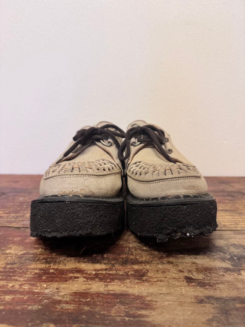 E COX ジョージコックス ベージュ 3588 Size9