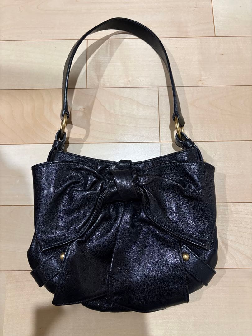 イブサンローラン YSL リボンショルダーバッグ