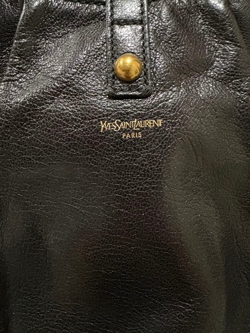 イブサンローラン YSL リボンショルダーバッグ