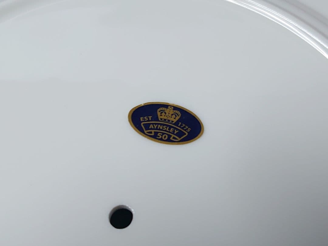 新品未使用 Aynsley エインズレイ イングリッシュバイオレット プレート