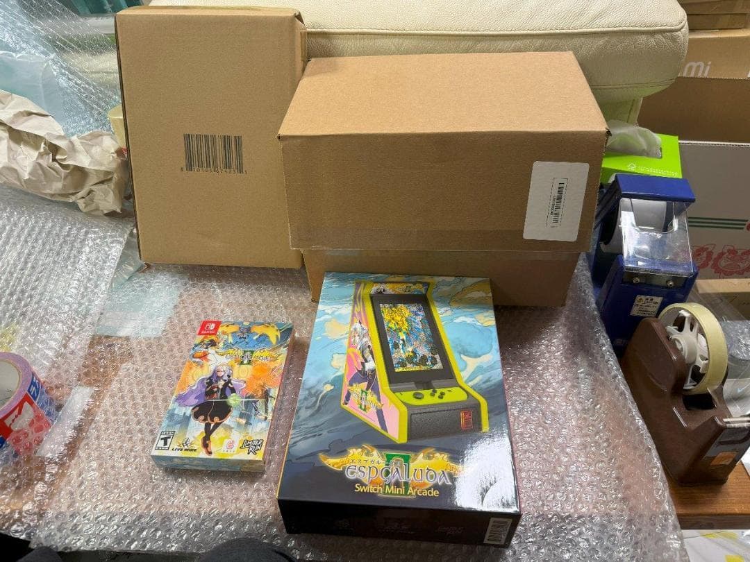 SW エスプガルーダ II 北米スチールブック版+アーケードレプリカ 新品未開封