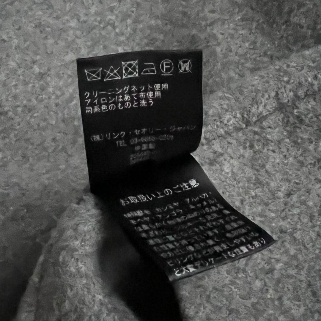 ✨極美品✨現行品 セオリー カシミヤ リバーコート ダブルフェイス ノーカラー