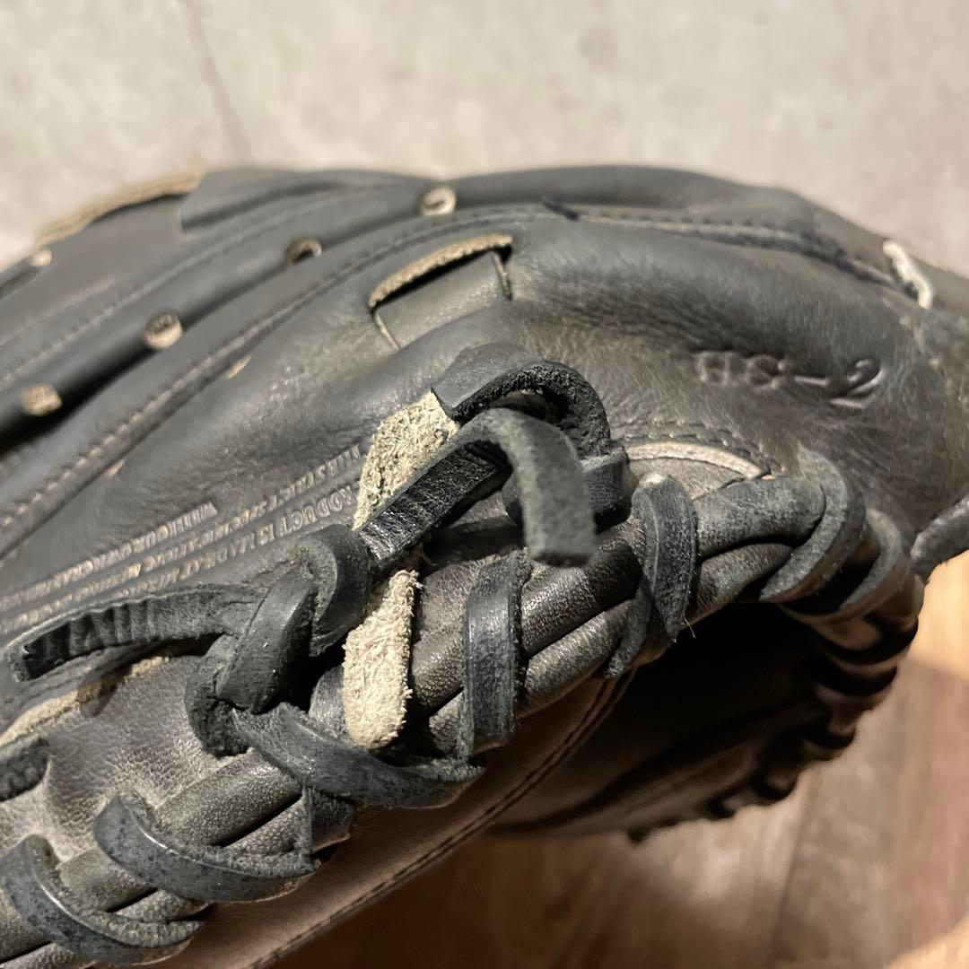 ミズノプロ 旧ロゴ 軟式用 キャッチャーミット ブラック