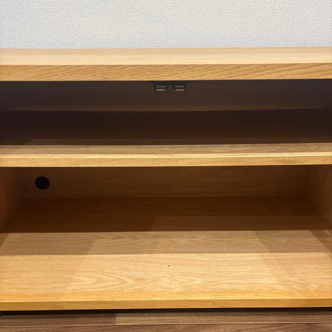 【無印良品】スタッキングキャビネット　テレビ台　オーク材