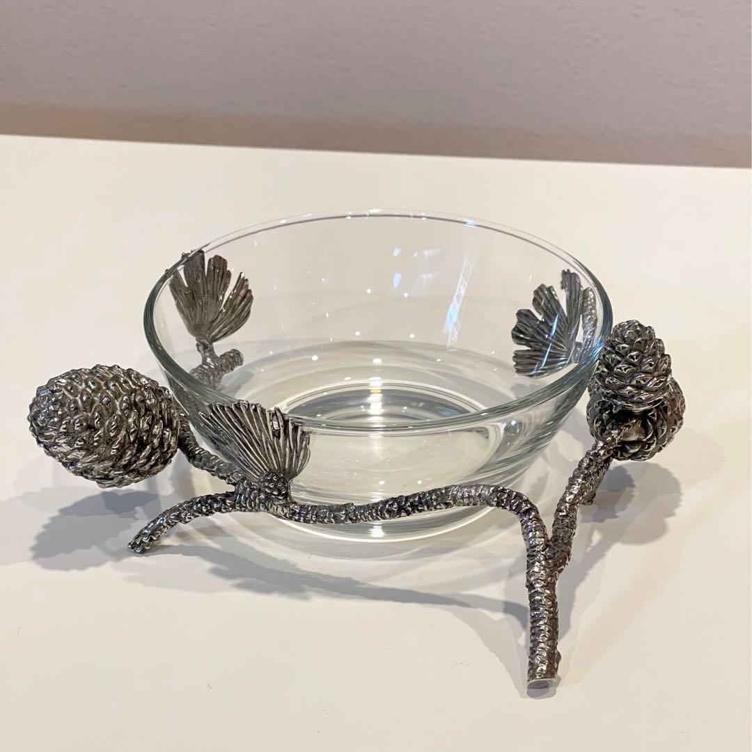 廃盤デザイン？【アトリエジュンコ】松ぼっくりデザイン ボウル パインコーン