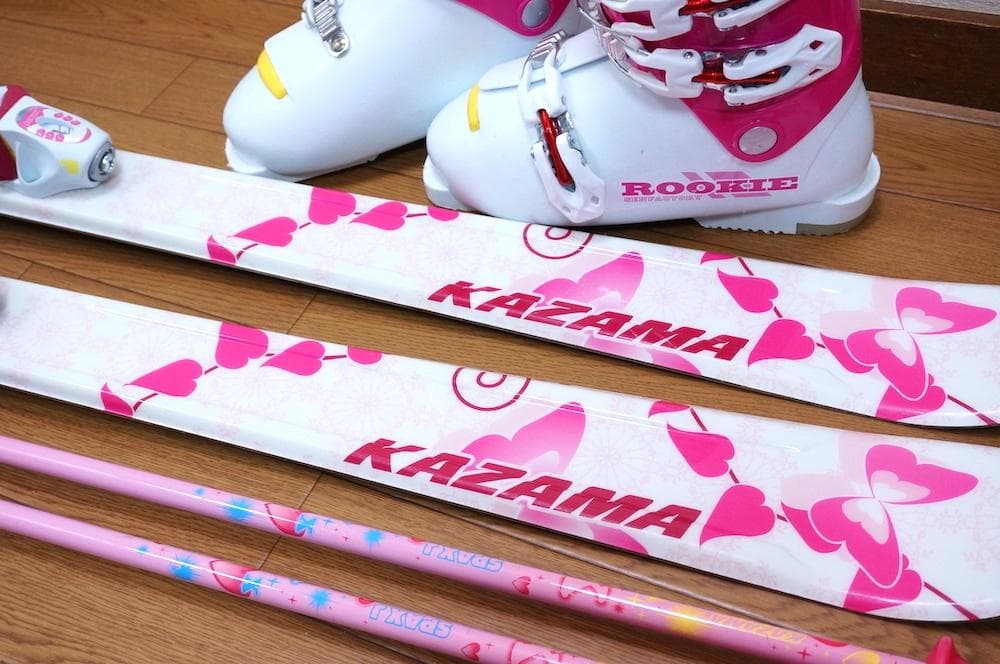 メンテ済 150cm 靴24cm KAZAMA スキーセット