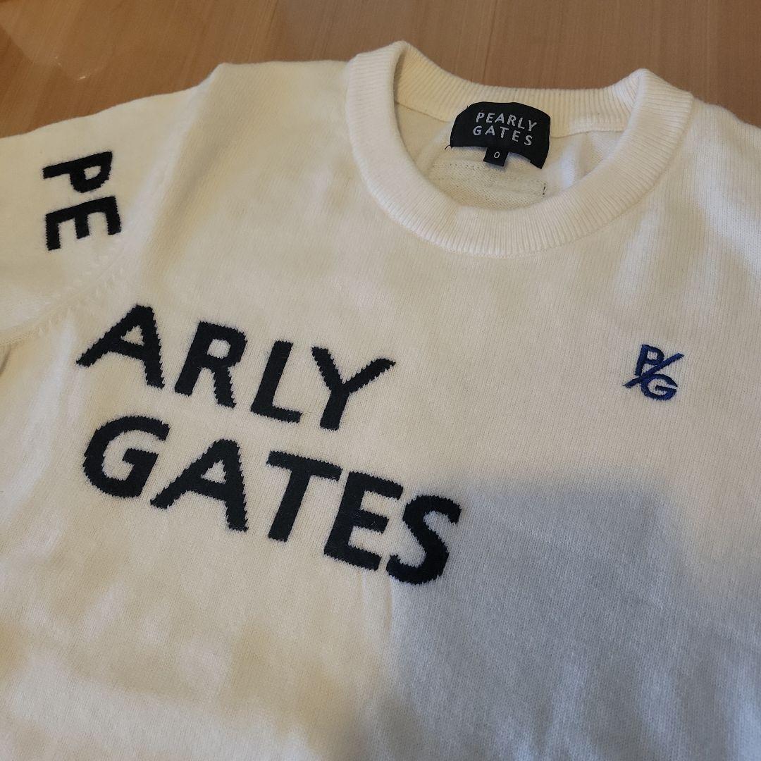 yu✨PEARLY GATES カシミア混ホワイトニット☆