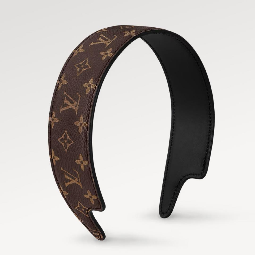ルイヴィトン Louis Vuitton ヘッドバンドLVアウトライン
