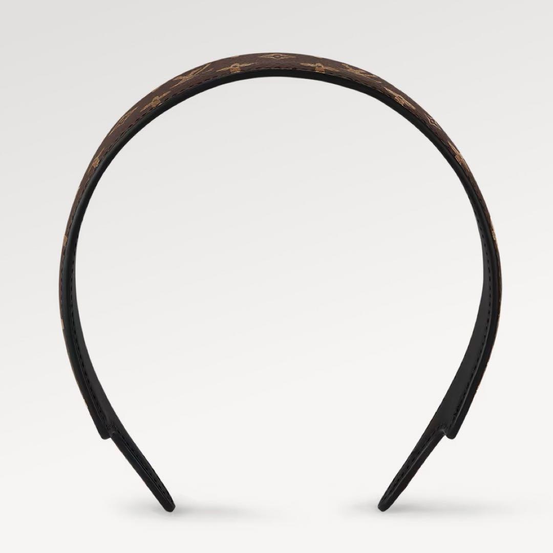 ルイヴィトン Louis Vuitton ヘッドバンドLVアウトライン