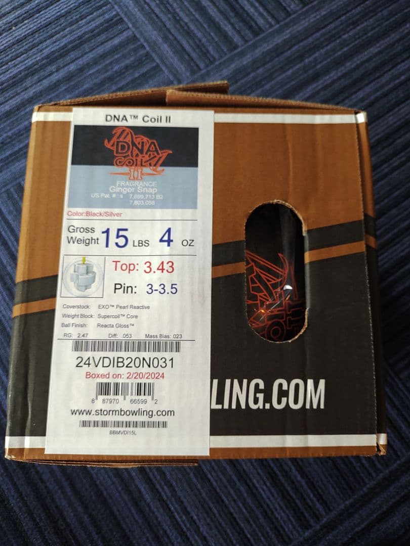 STORM DNA II ボウリングボール