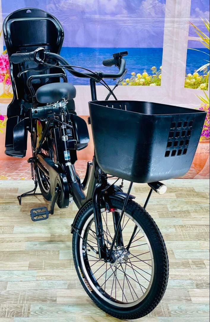 ギュットアニーズ⭐️13AH！パナソニック子供乗せ電動アシスト自転車Y2668