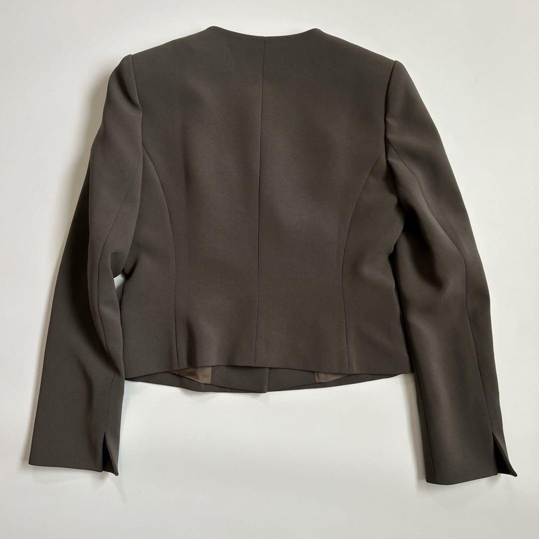 【美品】エポカ　ノーカラージャケット　スカート　スーツ　セットアップ　40 L