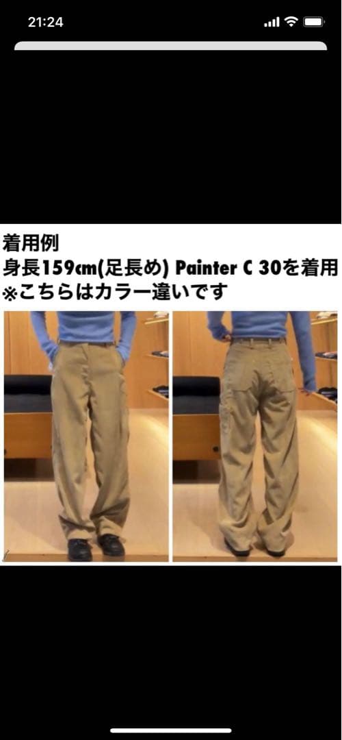 パンツ THE SHISHIKUI Painter C / CREAM 30