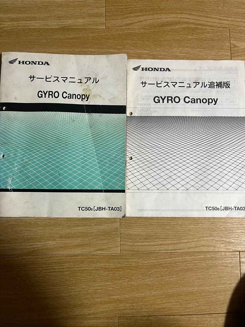 HONDA GYRO Canopy サービスマニュアル