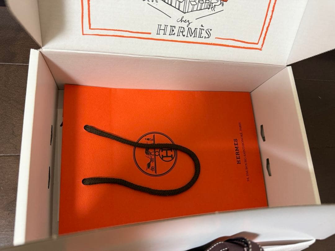 新品未使用 エルメス ロデオ MM タッチ ソーブラック チャーム アリゲーター