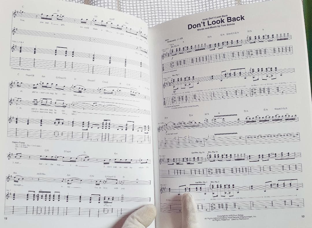 Boston guitar recorded versions 洋書 ボストン