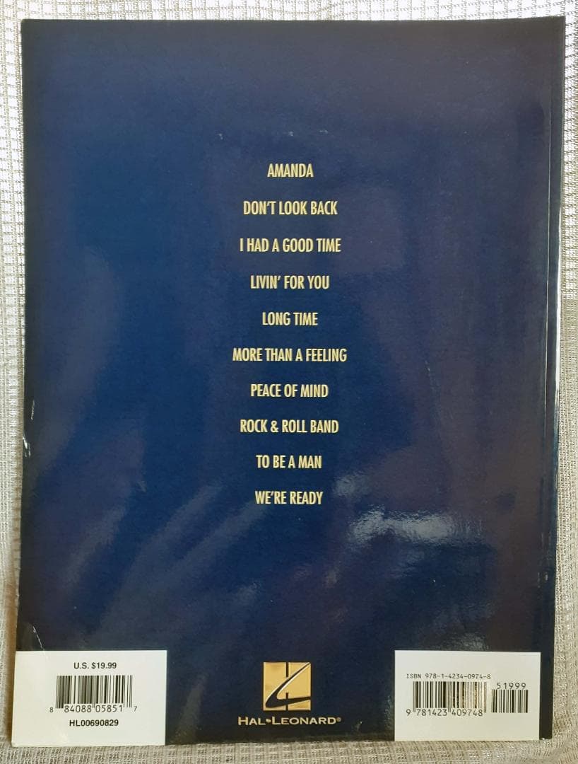 Boston guitar recorded versions 洋書 ボストン