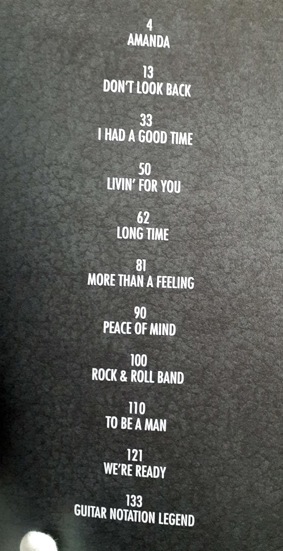 Boston guitar recorded versions 洋書 ボストン