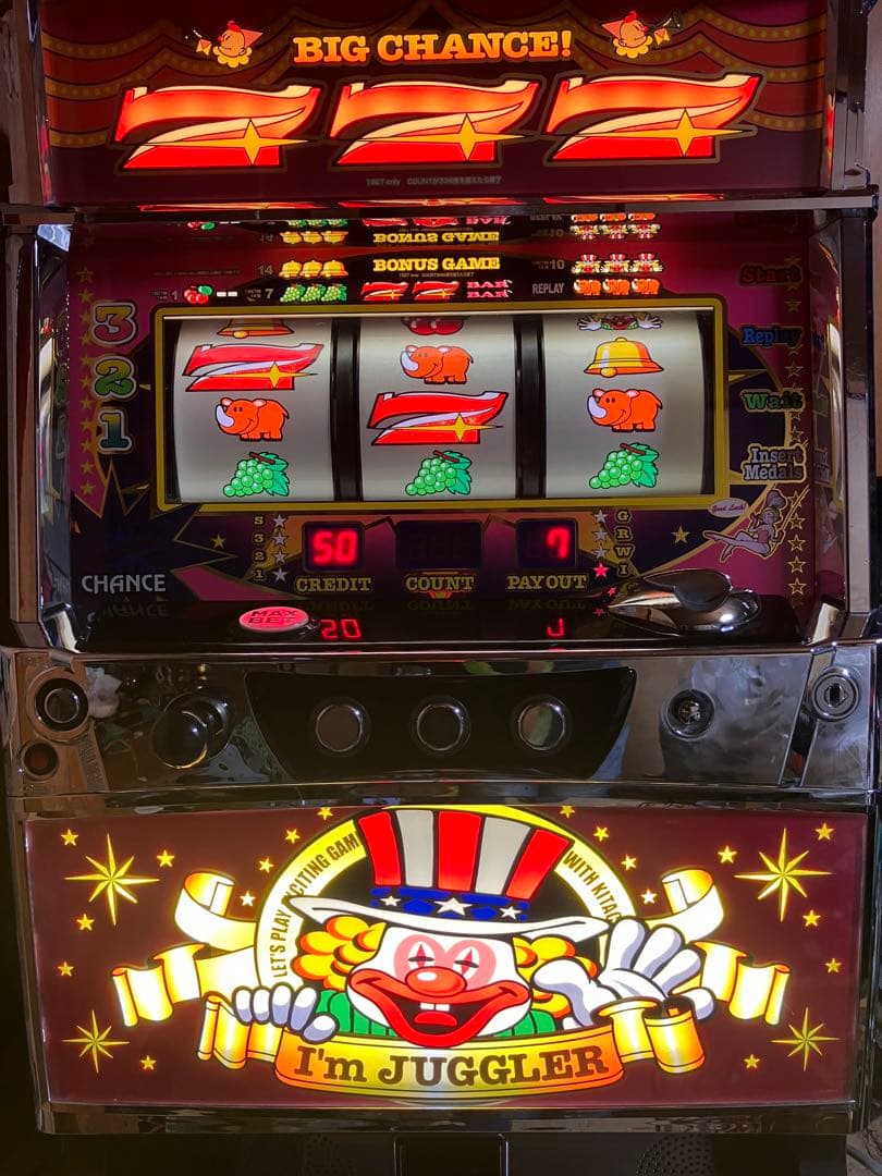 データカウンター　パチスロ実機　アイムジャグラーEX AE