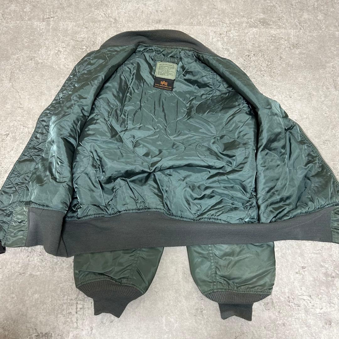 アルファインダストリーズ usa製 MA-1 グランドクルー フライトジャケット