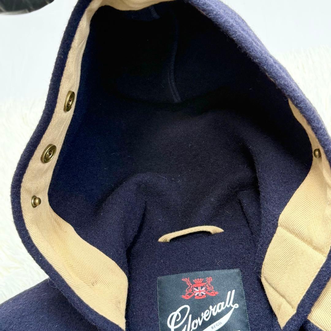 Gloverall ダッフルコート メンズ 38サイズ ネイビー 木製トグル