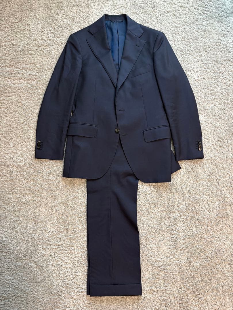 ユニバーサルランゲージ カノニコ 通年 スーツ ネイビー 171cm標準体型