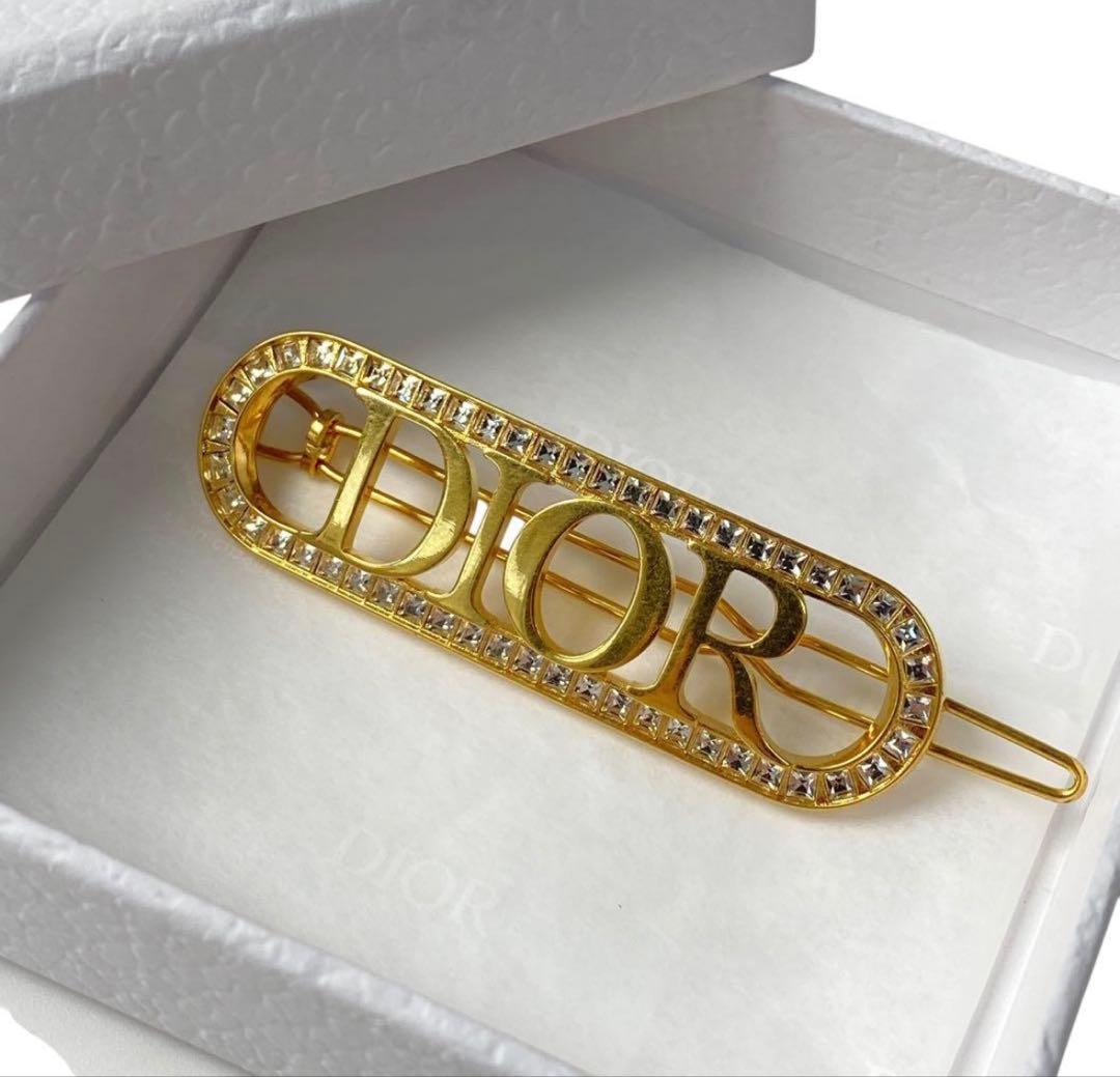 美品 ディオール DIOR レボリューション バレッタ ヘアピン