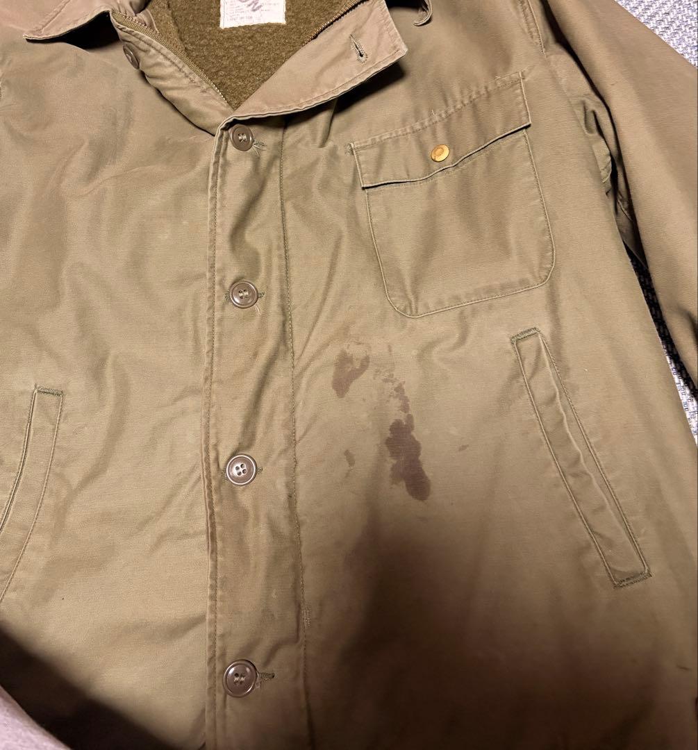 80s A-2 デッキジャケット USA LARGE