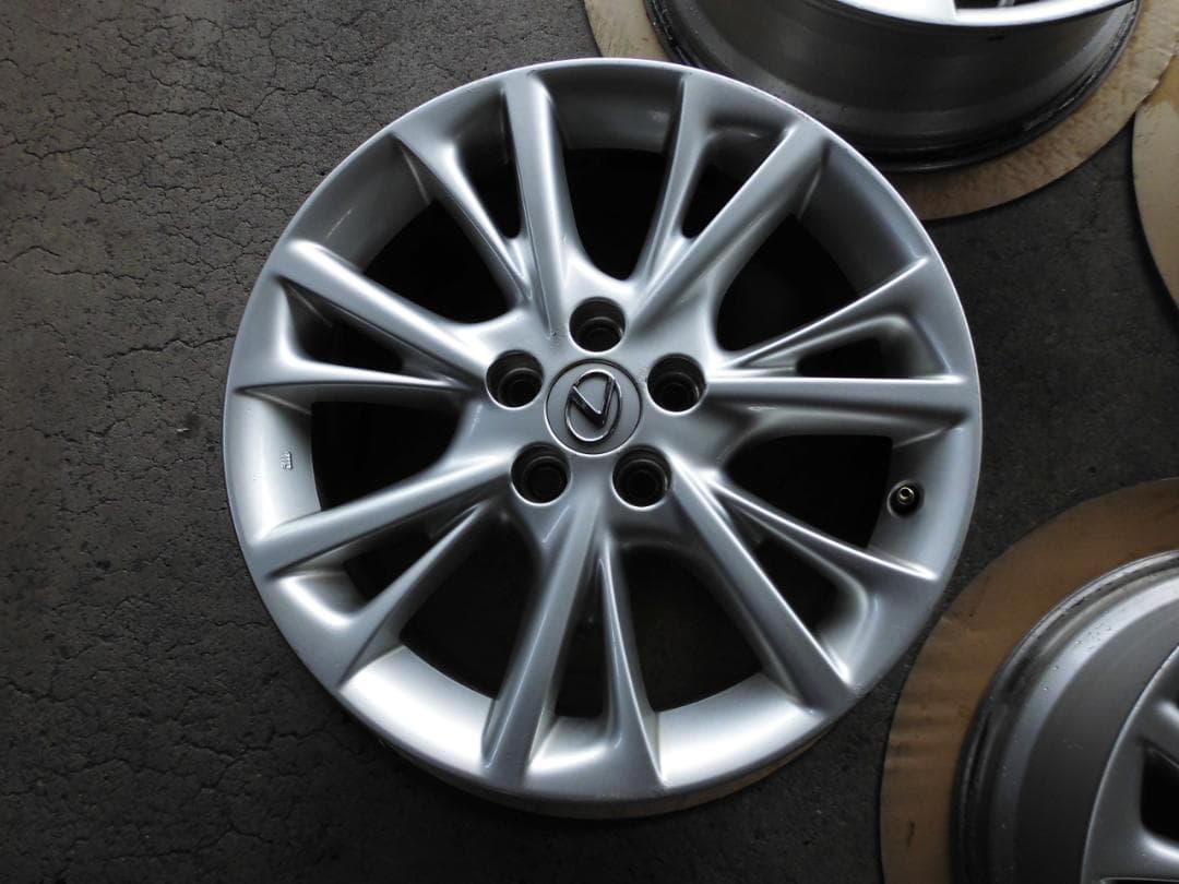 レクサス 18インチ シルバー ホイール 4本セット