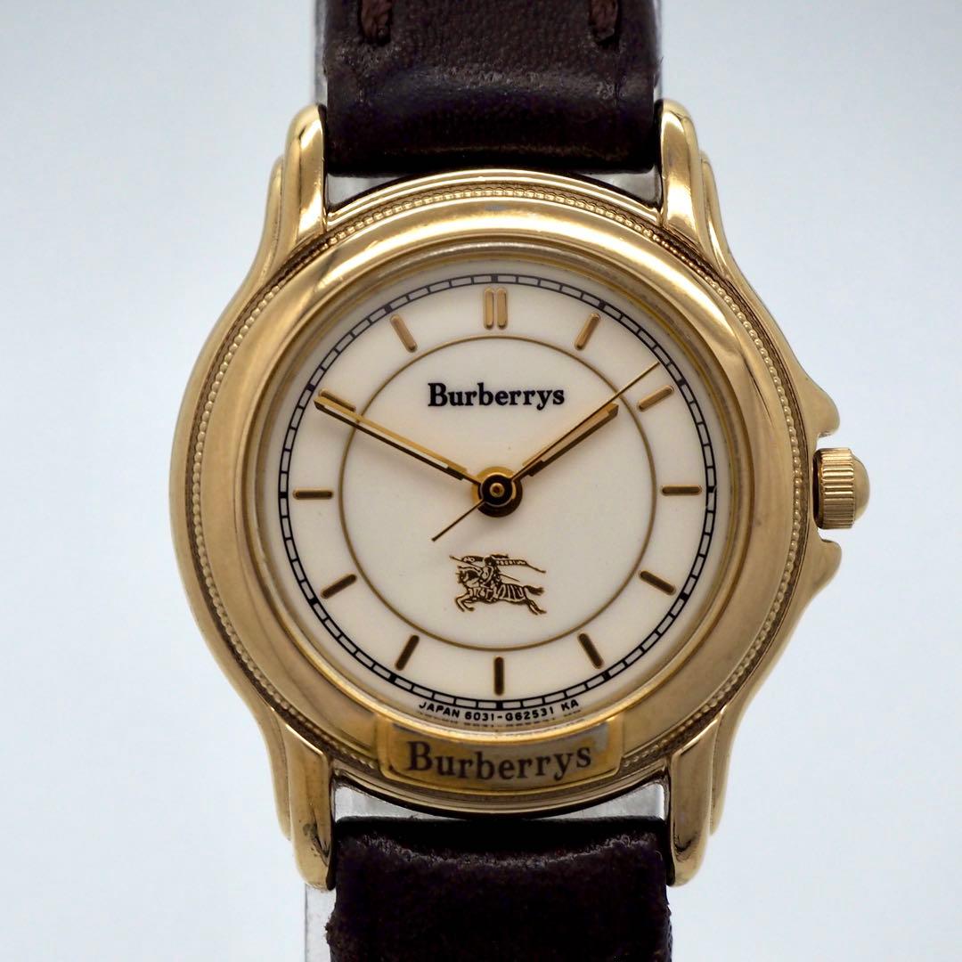 専用600 稼働【美品】バーバリー　レディース　ゴールド ブラウン　アンティーク