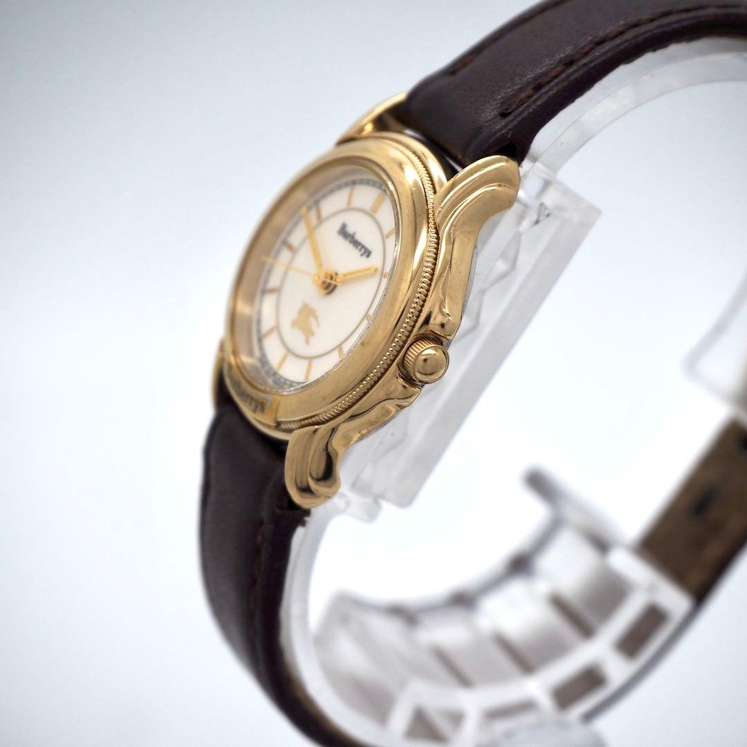 専用600 稼働【美品】バーバリー　レディース　ゴールド ブラウン　アンティーク