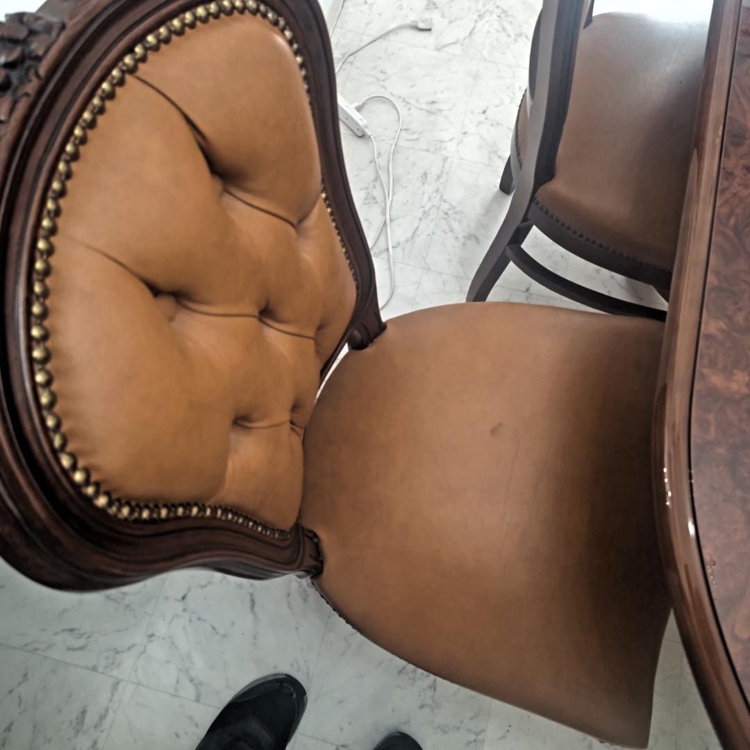 コンジュニム 高級アンティーク家具 欧風 4人掛け ダイニングテーブルのみ