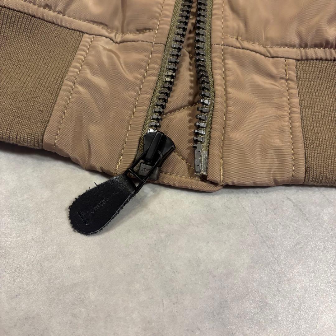 美品 AVIREX アヴィレックス MA-1 M.F.F. 希少カラー ベージュ