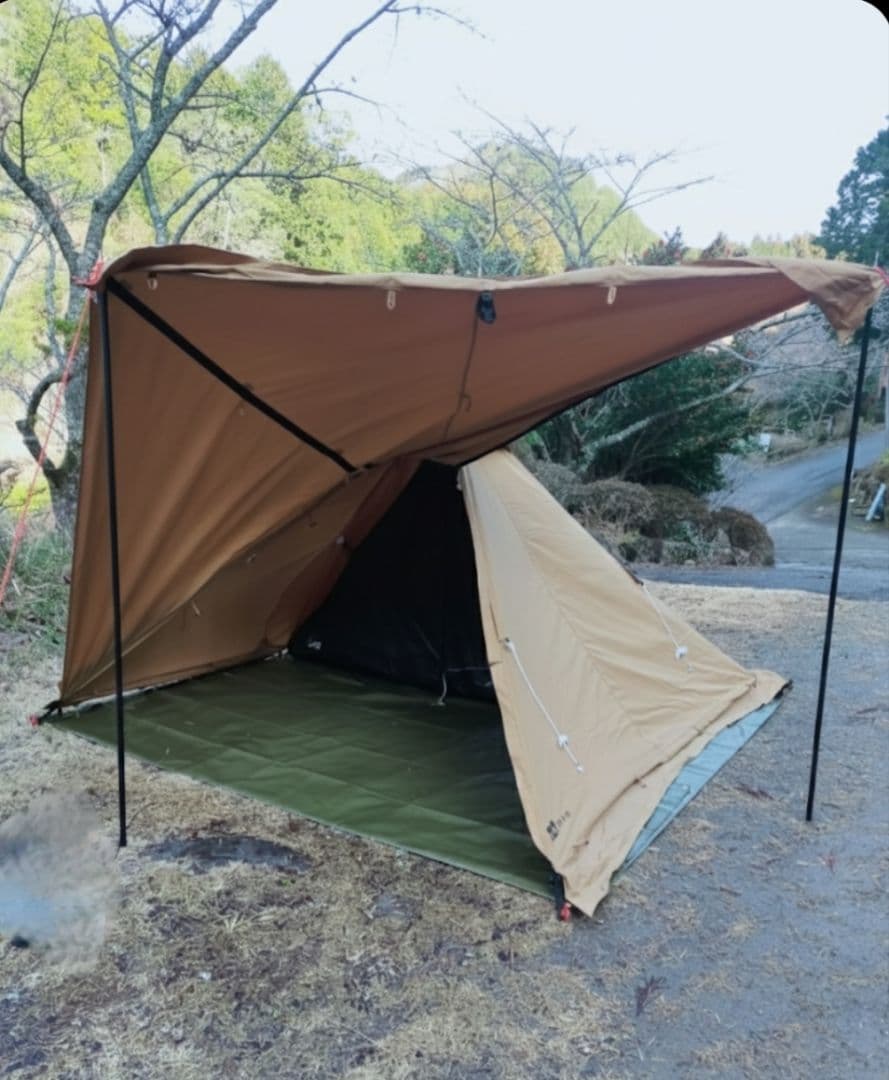 ビスケ WAQ Alpha T/C ソロ用ティピテント＋TC専用フロントウ