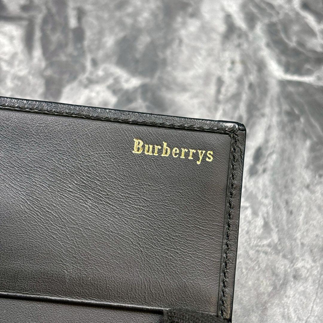 未使用級◎✨極美品✨バーバリー 二つ折り 長財布 がま口 小銭入れ ノバチェック
