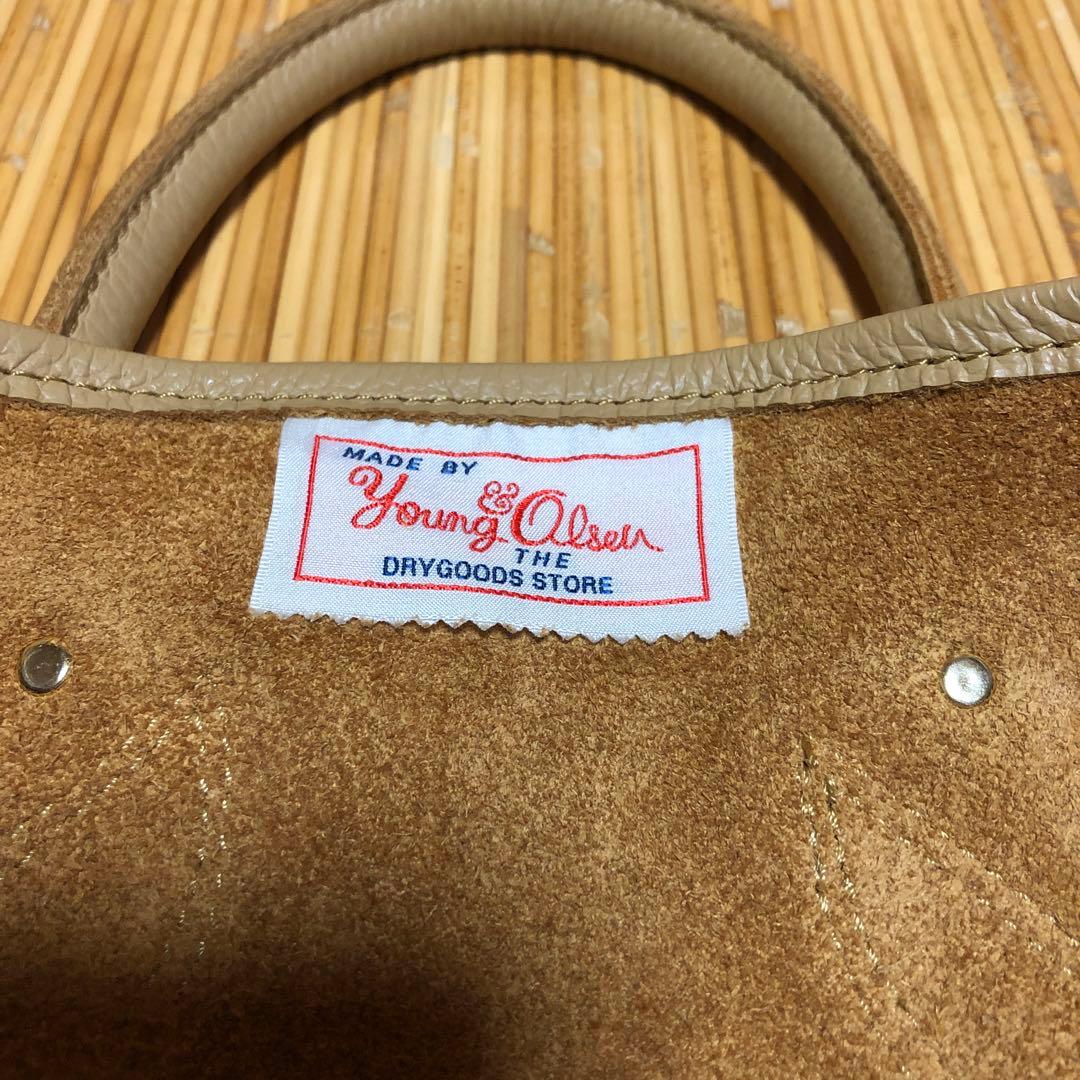 YOUNG&OLSEN ヤングアンドオルセン レザートートバッグ（M）