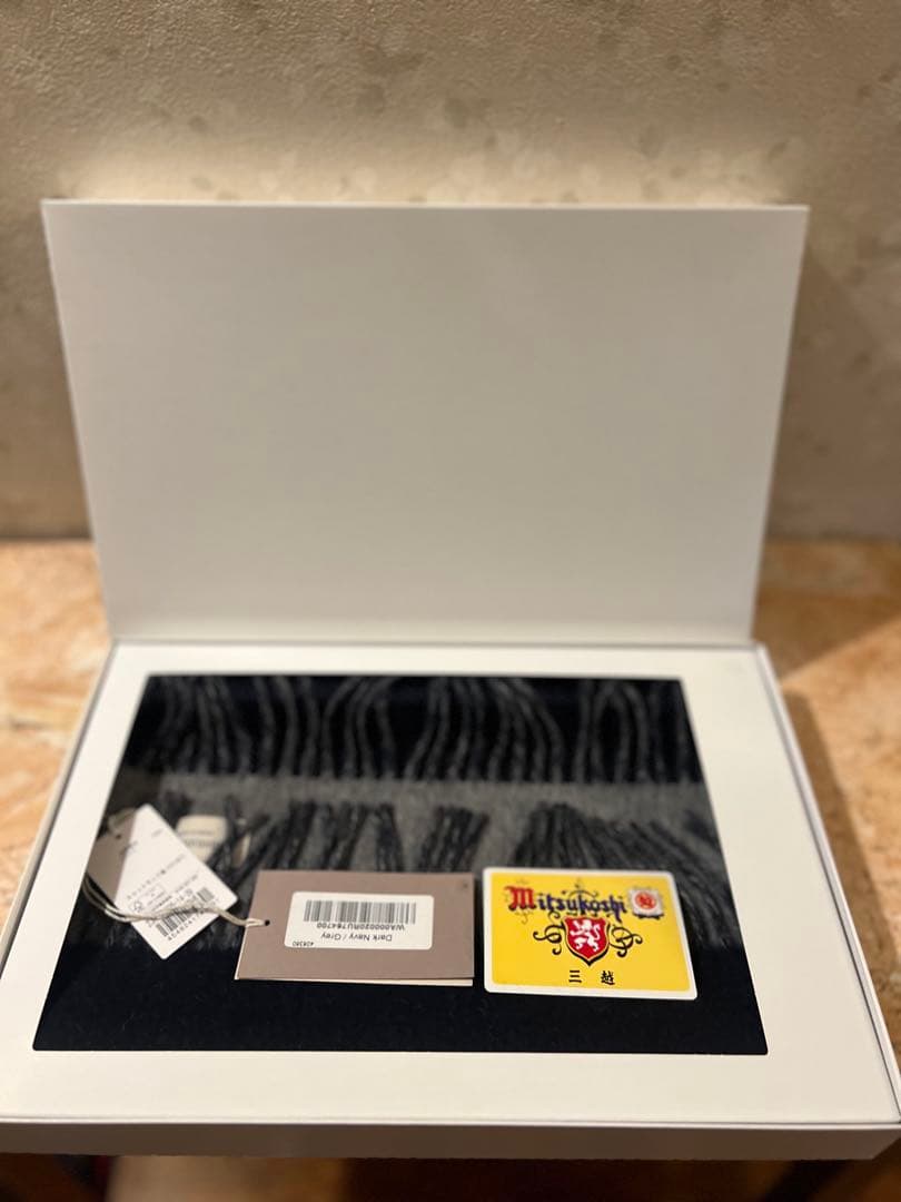 Johnstons of Elginカシミアマフラー新品未使用