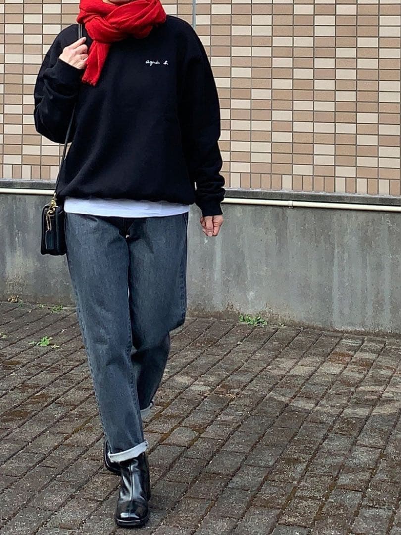 agnes b./ ADAM ET ROPE’ スウェット ブラック　グレー￼