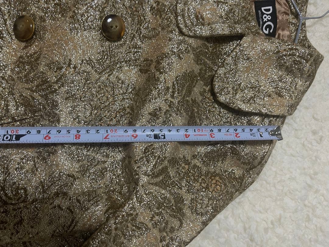 ２月末特別セイル)D&G ゴルド　ジャッケット 36