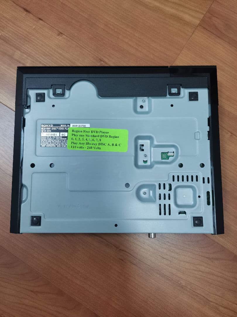SONY BDP-S3700 リージョンフリー BluRay/DVD プレーヤー