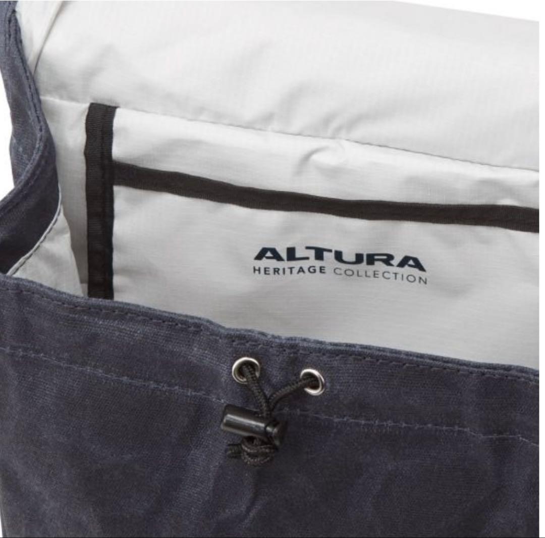 altura 帆布　パニアバッグ　ワックス　洗っています。