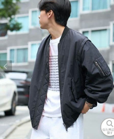 チャオパニックティピー　ボリュームスリーブMA-1　ユニセックス