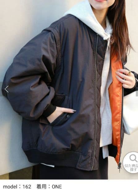 チャオパニックティピー　ボリュームスリーブMA-1　ユニセックス