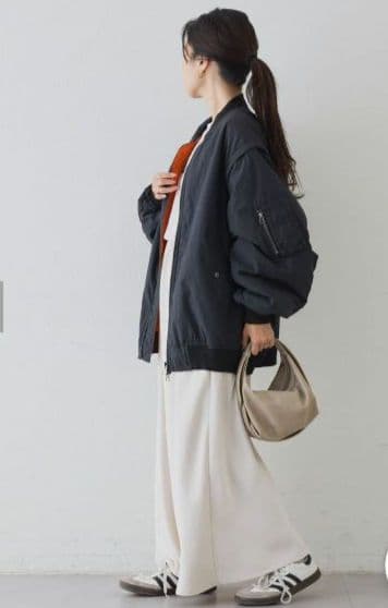 チャオパニックティピー　ボリュームスリーブMA-1　ユニセックス