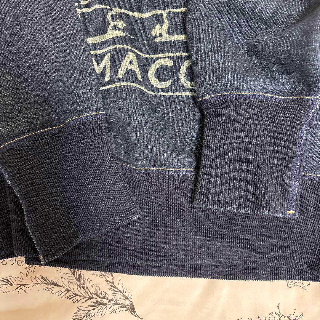 ウマッコちゃんプリントの908裏毛フーディ（インディゴ 重）