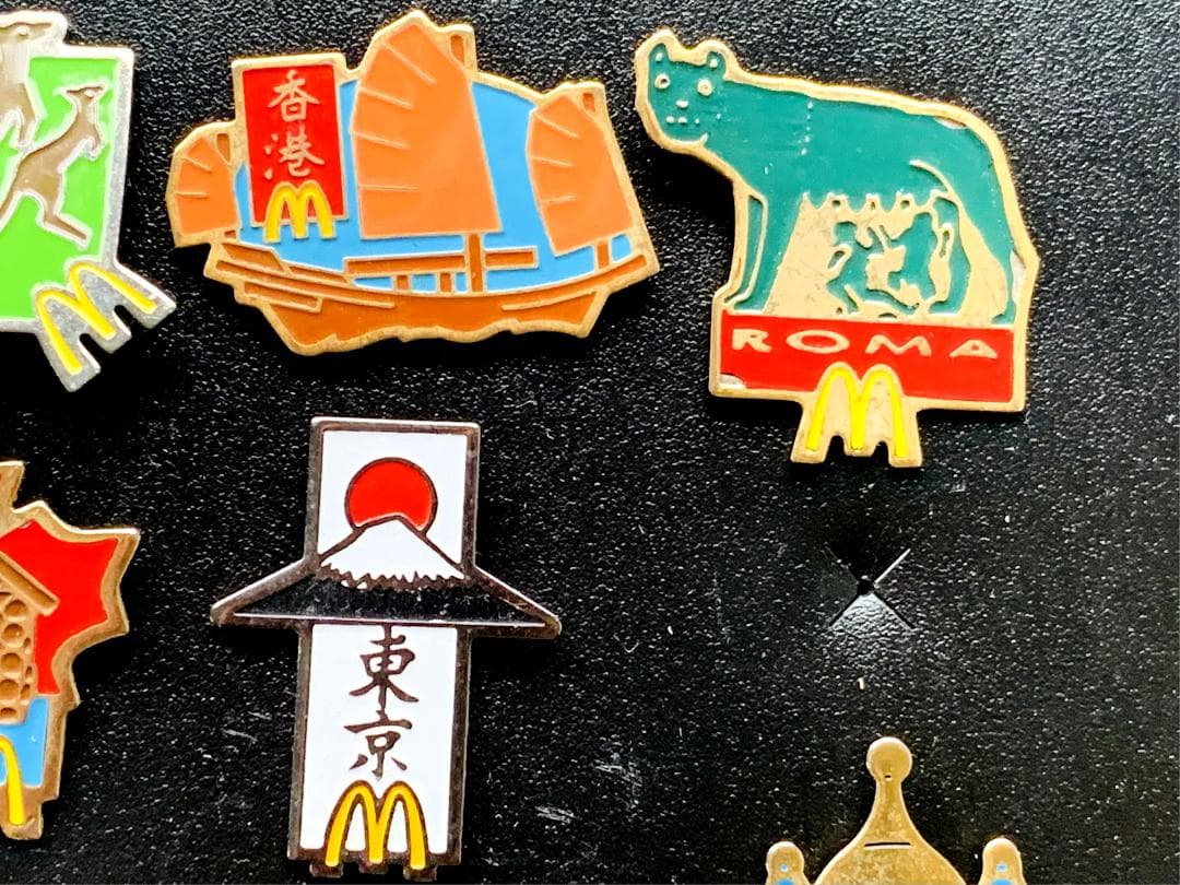 42639 たなか ピンバッチマクドナルド 世界の首都 11個×5セット